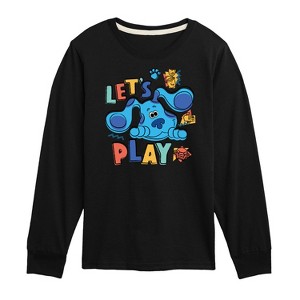 Boys' - Blue's Clues & You! - Let's Play Long Sleeve Graphic T-Shirt - 1 of 3