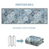 Area Rug, Rugs for Living Room, Washable Rug, Vintage Rugs for Entryway, Traditional Floor Cover, Thin Carpet, Kitchen Distressed Non Slip Mat - 4 of 4