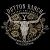 Juniors Womens Yellowstone Cow Skull and Flowers Protect The Family T-Shirt - 2 of 4