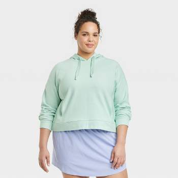 Women's Sandwash Half Zip Pullover - All In Motion™ Light Green Xxl : Target