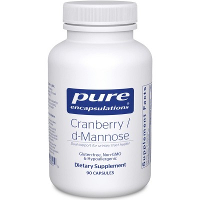 Pure Encapsulations Cranberry D-Mannose - Supports Urinary Tract Health* - with Cranberry Fruit Solids - Vegan & Non-GMO