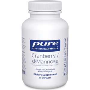Pure Encapsulations Cranberry D-Mannose - Supports Urinary Tract Health* - with Cranberry Fruit Solids - Vegan & Non-GMO - 1 of 4