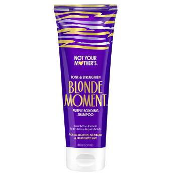Not Your Mother's Blonde Moment Purple Bonding Shampoo Tone and Repair Lightened Hair - 8 fl oz