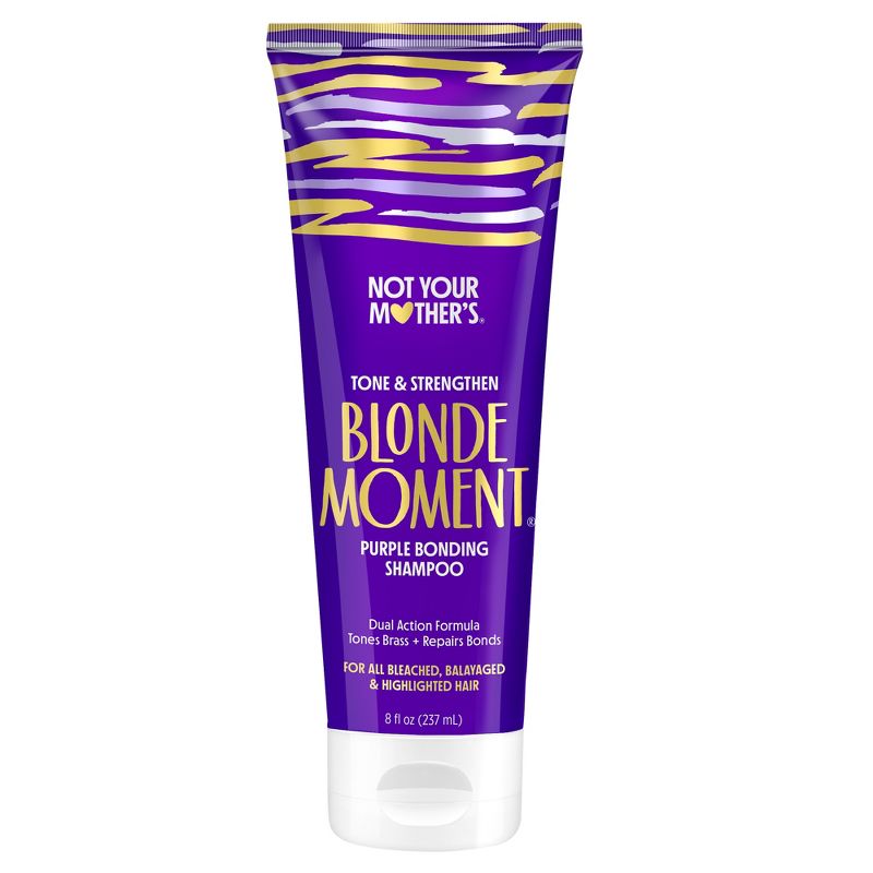 Not Your Mother&#39;s Blonde Moment Purple Bonding Shampoo Tone and Repair Lightened Hair - 8 fl oz, 1 of 16
