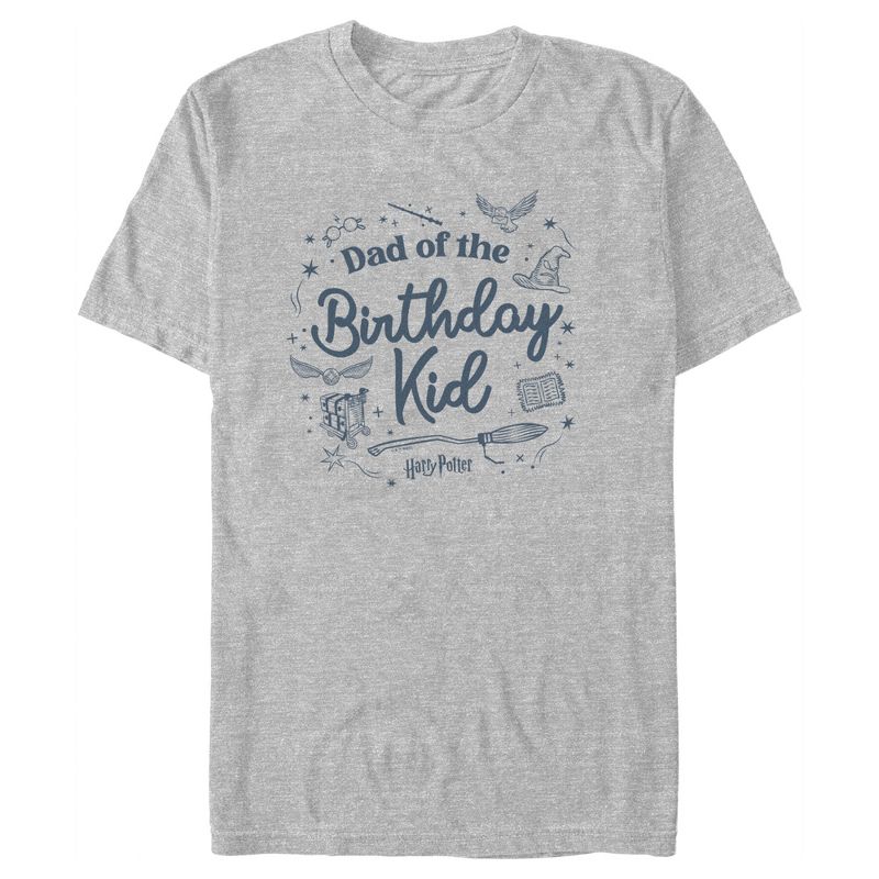 Men's Harry Potter Birthday Kid Dad T-Shirt, 1 of 6