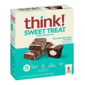 THINK! Chocolate & Crème Cupcake Protein Bar - 10.05oz/5ct