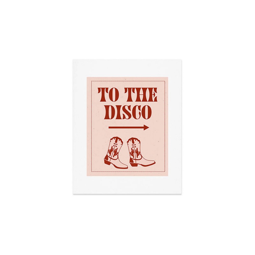 Photos - Wallpaper Deny Designs 8"x10" NicNiccrineDesigns To The Disco Unframed Art Print