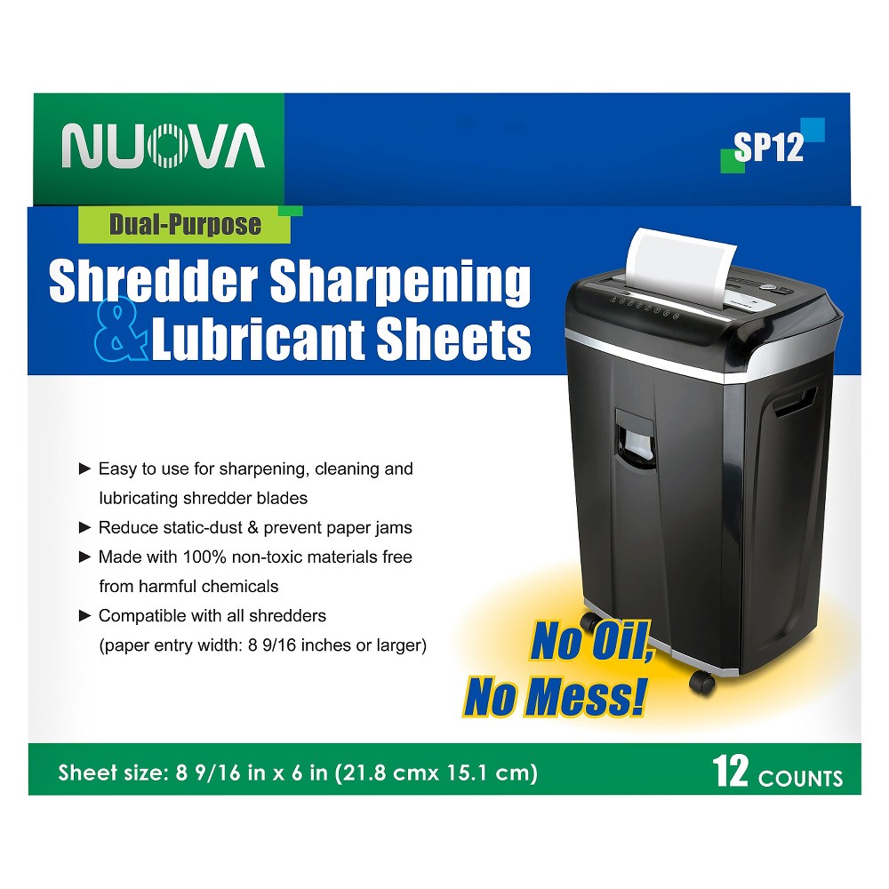 UPC 038572141296 product image for Aurora Nuova Shredder Sharpening & Lubricant Sheets 12ct | upcitemdb.com