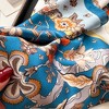Anna-Kaci Women's Floral Print Satin Scarf with Elegant Design 27.5×27.5 Inches - 3 of 3