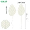 Unique Bargains Artificial Silk Wire Single Flower Leaves for DIY - 3 of 4