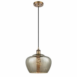 Fenton - 1 Light Cord Hung Mini Pendant In Industrial Style-11 Inches Tall and 11 Inches Wide - 1 of 1