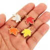 Unique Bargains Jewelry Making Bracelet Metal Elegant Maple Leaf Pendants 40 Pcs - 4 of 4
