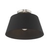 Livex Lighting Belclaire 1 - Light Flush Mount in  Brushed Nickel - 4 of 4