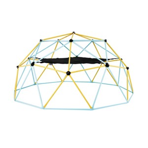 INFURNIC Baby Activity Gyms 10FT Geometric Climbing Dome with Swing and Hammock for Outdoor Fun, Multicolor, 42.31"*11.99"*8.06" - 1 of 4