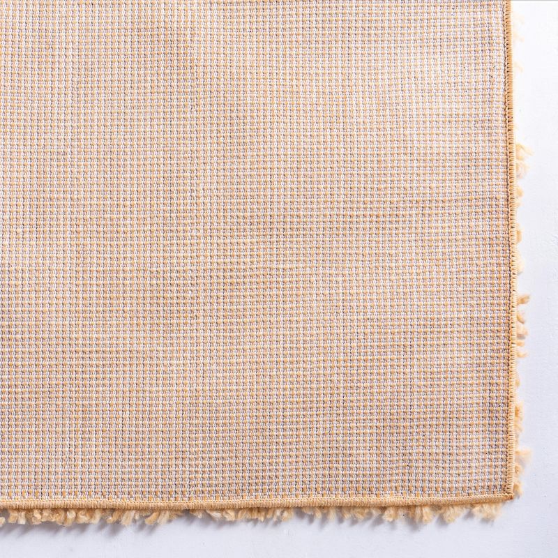 Unique Loom 9' 0 x 11' 9 Davos Shag Sun Yellow Area Rug, 5 of 16