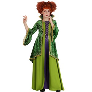 HalloweenCostumes.com Deluxe Disney Girl's Winifred Sanderson Costume | Hocus Pocus Costumes - 1 of 4