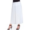 24seven Comfort Apparel Women's Elastic Waist Maxi Skirt - 2 of 4