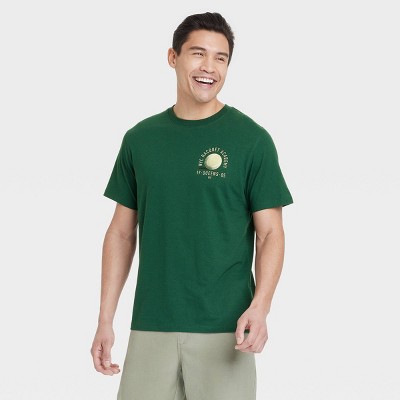 Men's Short Sleeve Graphic T-Shirt - Goodfellow & Co™ Dark Green XL