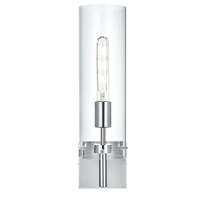 Elegant Lighting Savant 4.5 Inch Wall Sconce Clear Shade in Chrome - 1 of 4