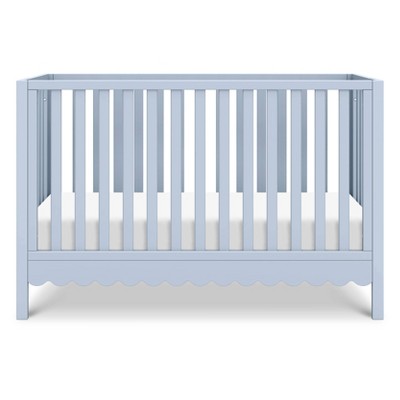 Powder Blue Pine Wood 4-in-1 Convertible Crib