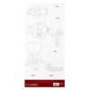 Color-Your-Own Corrugate Holiday Characters Kit - Wondershop™ - image 3 of 3