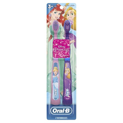 Oral-B Kid's Manual Toothbrush Featuring Disney's Princess Characters ...