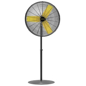 Ihomadore 30" Pedestal Fans with Adjustable Height Oscillation for Industrial Factory - 1 of 4