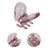 Unique Bargains Women's Elegant Hearts Hair Clips 3.15"x2.52"x2.01" 3 Pcs - 3 of 3