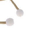 Unique Bargains Buckle Faux Pearl Curtain Tie Polyester ABS 2 Pcs - 3 of 4