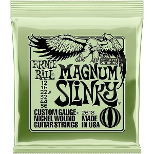 Ernie Ball Magnum Slinky Nickel Wound Electric Guitar Strings 12-56 - 1 of 2