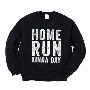 Simply Sage Market Women's Graphic Sweatshirt Home Run Kinda Day - 1 of 4