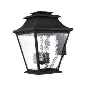 Livex Lighting Hathaway 6 - Light Wall Light in  Black - 1 of 4