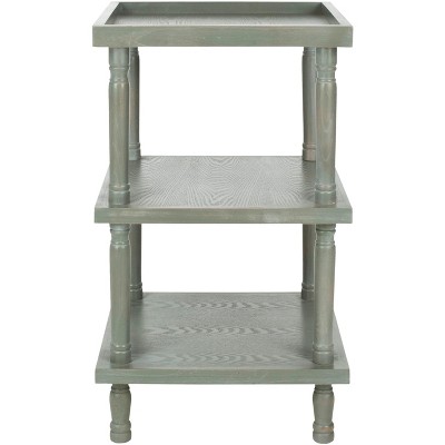 Esmeralda 3 Tier Side Table- Ash Grey - Safavieh