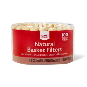 Natural Coffee Filters - 100ct - Market Pantry™ - 1 of 3