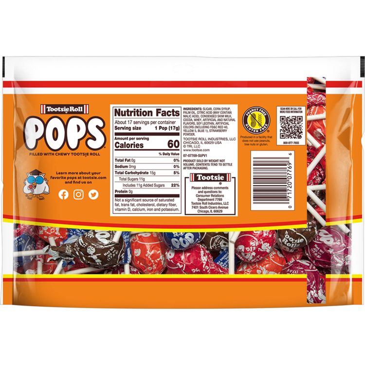 Tootsie Pops Candy Assorted Flavor Lollipops Standup Bag – 10.125oz, 2 of 5