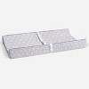Bacati - Floral Quilted Muslin Changing Pad Cover Lilac - 4 of 4