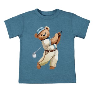 The Juniper Shop Watercolor Golf Bear Toddler Short Sleeve Tee - 1 of 4