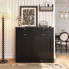 40 in. W x 14 in. D x 36 in. H Ready to Assemble Floor Base Tilt-Out Trash Kitchen Cabinet with 2-Drawer - 3 of 4
