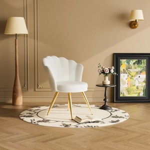 Dutch Velvet Accent Chair - 1 of 4