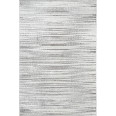 Nuloom Kiley Faded Serene Stripes Indoor Area Rug, 4' 3" x 6', Gray