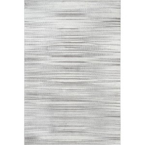 Nuloom Kiley Faded Serene Stripes Indoor Area Rug, 4' 3" x 6', Gray - 1 of 4