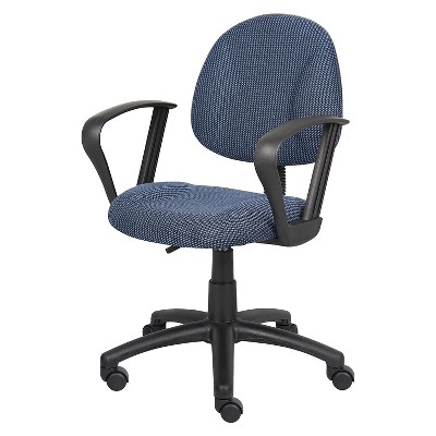 Deluxe Posture Chair With Loop Arms Black - Boss Office Products : Target