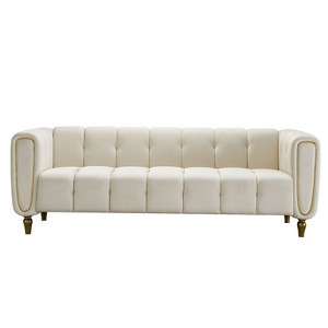 NicBex 3-Seater Sofa Couch with Tufted Back Modern 83.07 Inch Upholstered Sofa with Armrest for Living Room - 1 of 4