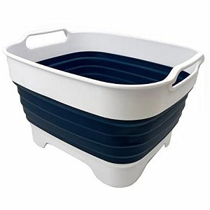 SAMMART 7.5L (2 Gallons) Collapsible Dishpan with Draining Plug - 1 of 4