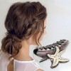 Unique Bargains Women's Elegant Starfish Hair Clips 4.06"x1.73"x2.40" 1 Pc - 2 of 3