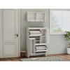 Bella Depot 31"W Multi-Functional  Shoe Cabinet with Wall Cabinetwith 2 Flip Drawers Versatile Side Cabinet for Hallway, Bedroom, Apartment - 2 of 4