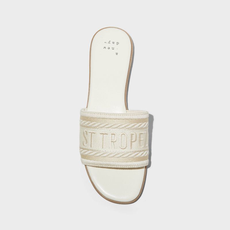 Women&#39;s Nat Slide Sandals - A New Day&#8482;, 4 of 12