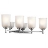 Kichler Lighting Shailene 4 - Light Vanity in  Chrome - 2 of 3