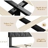 COZONY Ivory Upholstered Bed Frame with Headboard, Heavy-Duty Platform, No Box Spring Needed - 2 of 4