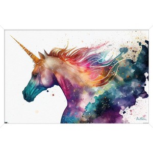 Trends International Ben Heine - Unicorn Framed Wall Poster Prints - 1 of 4